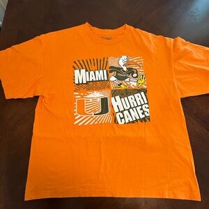 Miami hurricanes tshirt